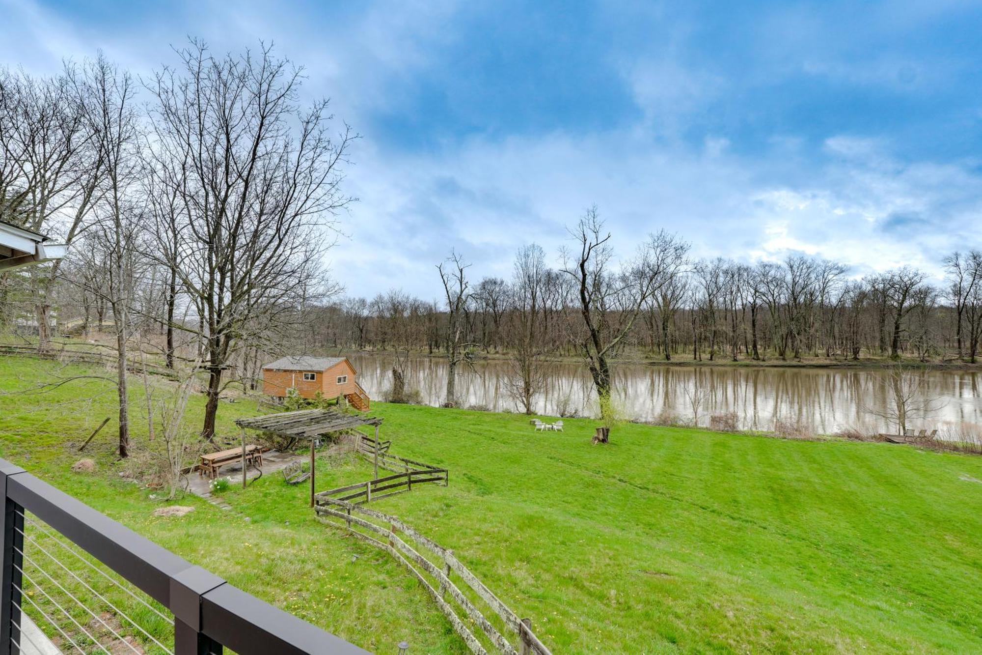 Cozy Upstate Studio With Walkill River Views! New Paltz Eksteriør bilde